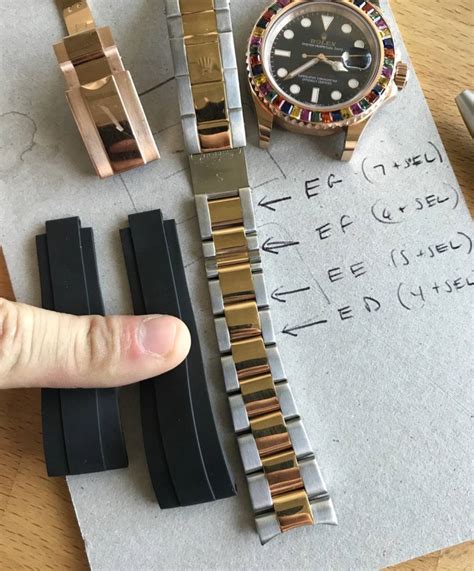 oysterflex bracelet rolex|Rolex oysterflex strap size chart.